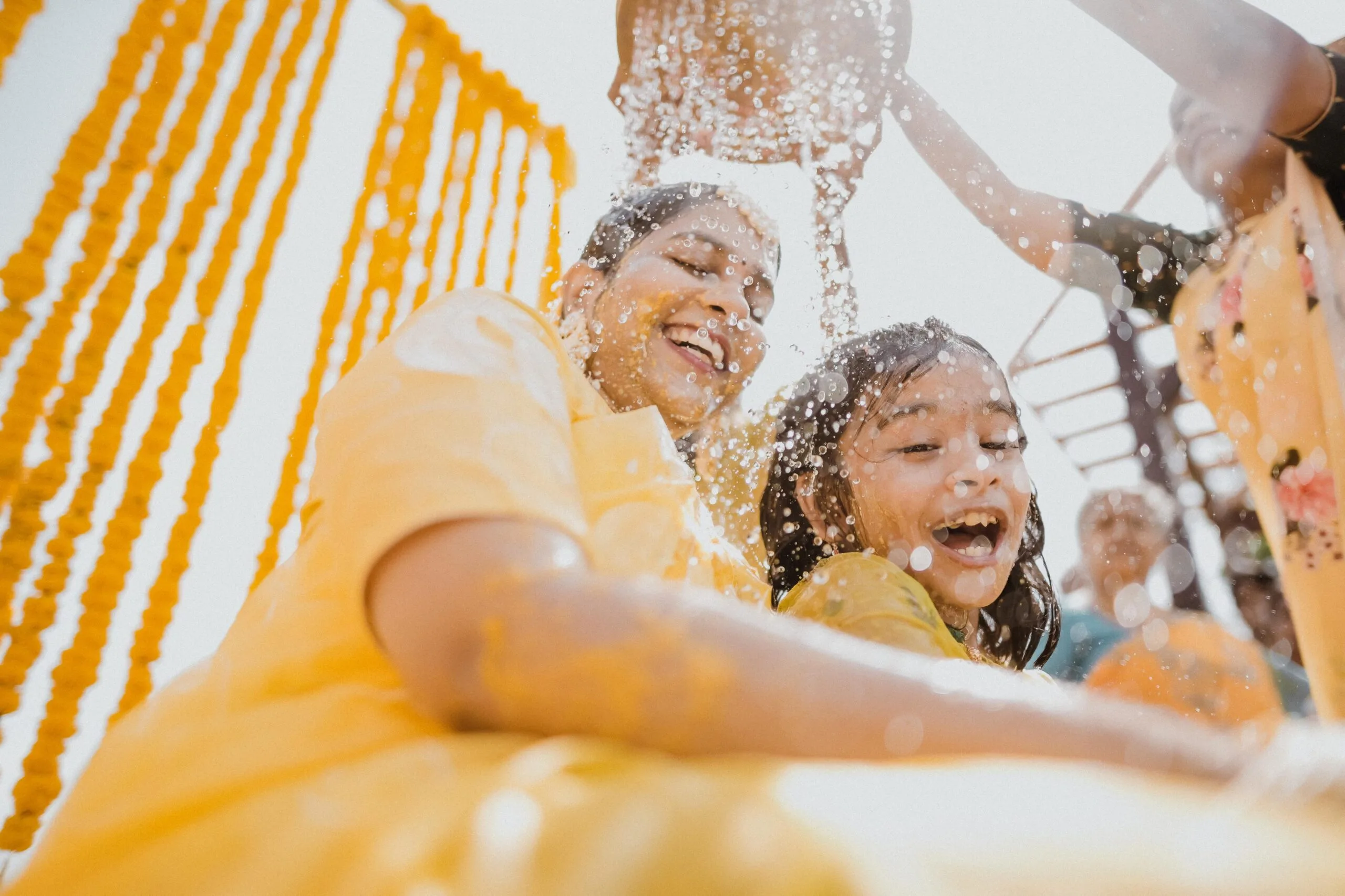 Bride captured during her Haldi ceremony Photography